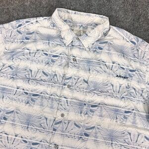 Ariat Men's Blue Dawn VentTEK Outbound Classic Fit SS Western Shirt Size XL